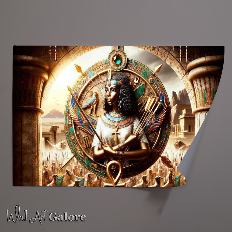 Buy Unframed Poster : (Egyptian goddess Neith war and hunting goddess)