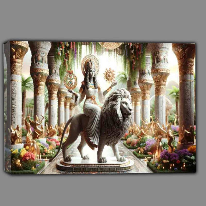 Buy Canvas : (Egyptian goddess Qetesh goddess of love and beauty)