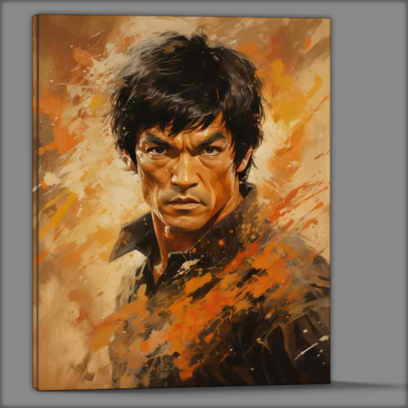Buy Canvas : (Bruce Lee martial arts)
