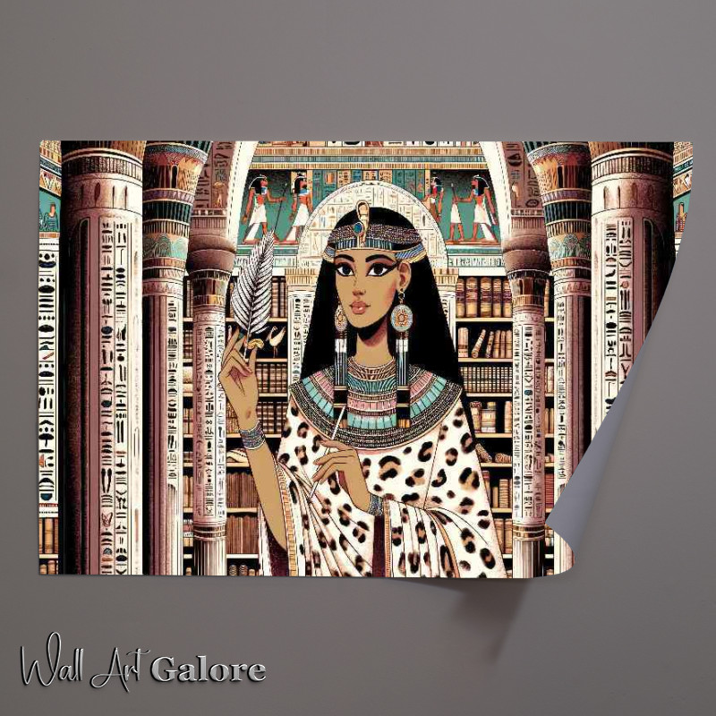 Buy Unframed Poster : (Egyptian goddess Seshat goddess of writing)