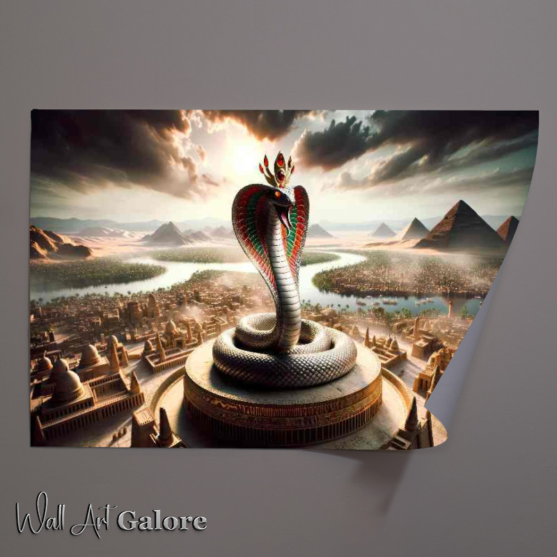 Buy Unframed Poster : (Egyptian goddess Wadjet cobra goddess of Lower Egypt)