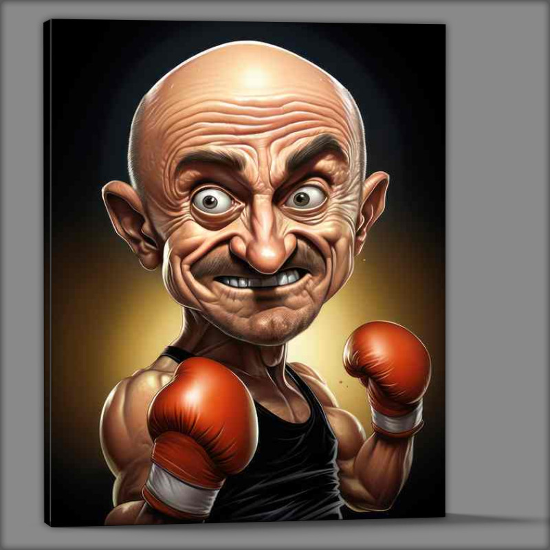 Buy Canvas : (Caricature of Barry McGuigan boxer)