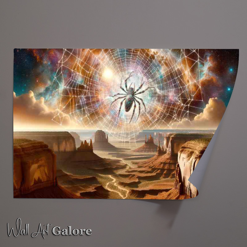 Buy Unframed Poster : (Navajo spirit Spider Woman weaver of life)
