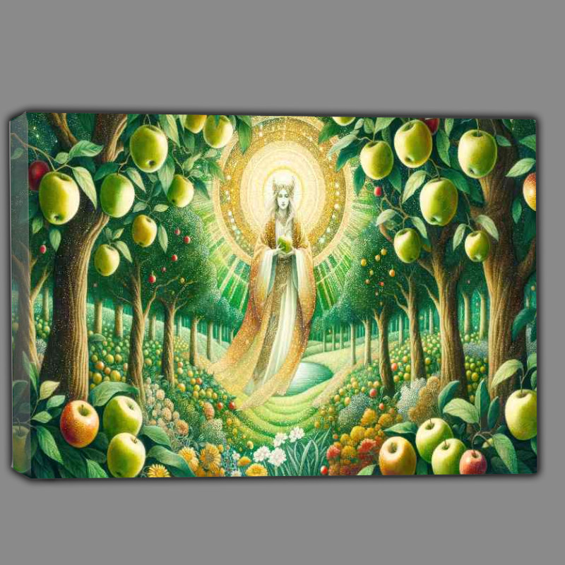 Buy Canvas : (Norse goddess Idun keeper of the apples of youth)