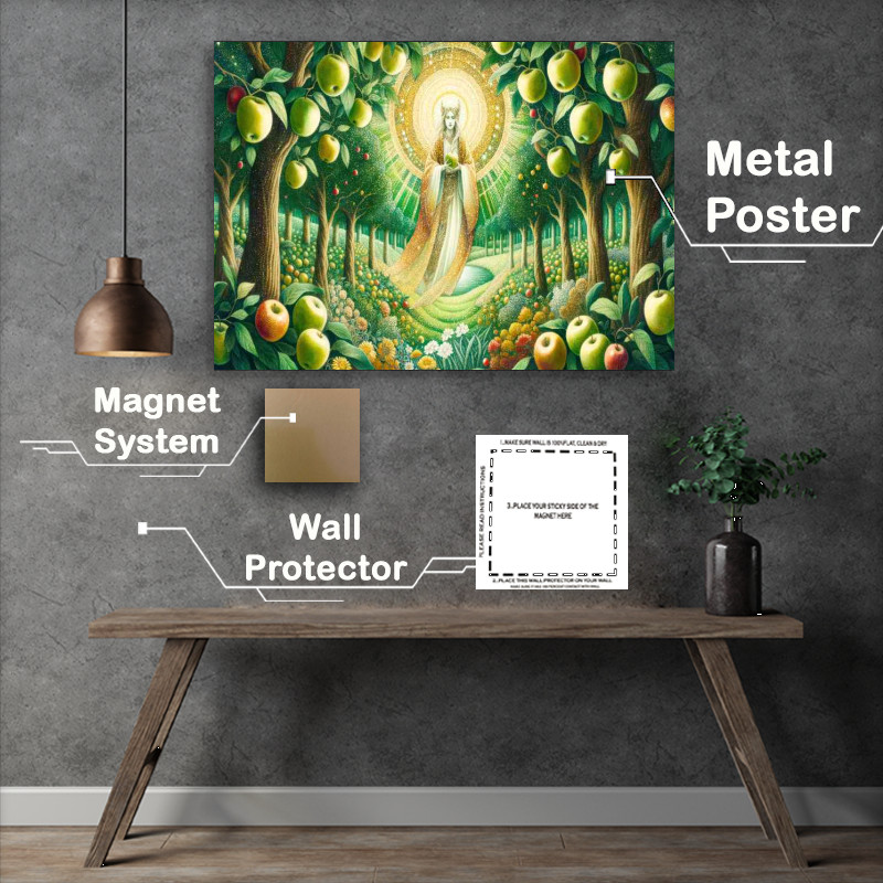 Buy Metal Poster : (Norse goddess Idun keeper of the apples of youth)