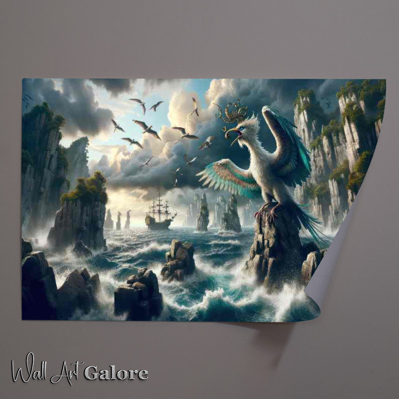 Buy Unframed Poster : (The enchanting Sirens bird women creatures)