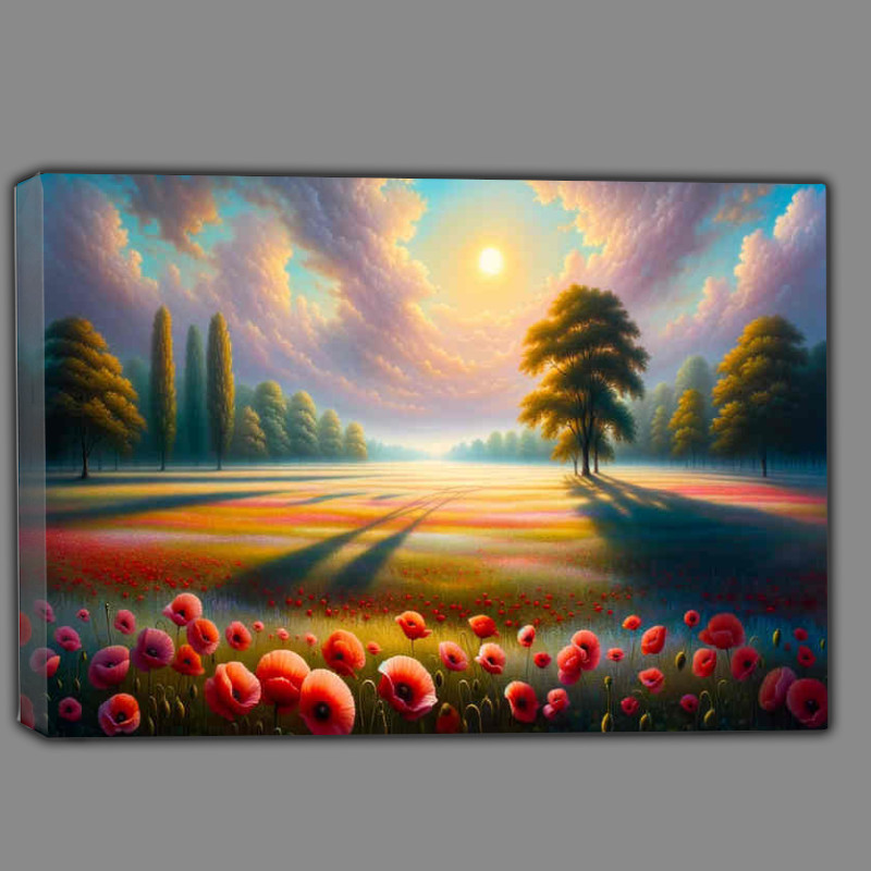 Buy Canvas : (Mystical Meadow depicting a vast calm meadow)