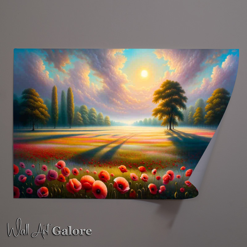 Buy Unframed Poster : (Mystical Meadow depicting a vast calm meadow)