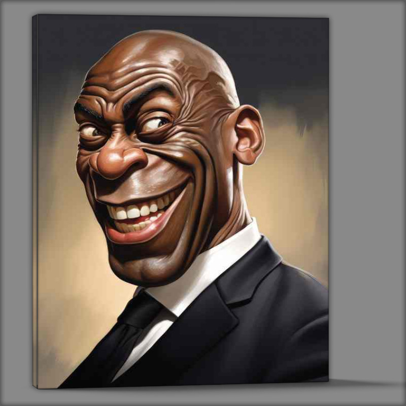 Buy Canvas : (Caricature of Frank bruno)