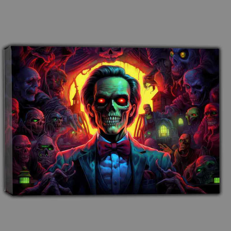 Buy Canvas : (Horror Zombie Movie At Night Haunted)
