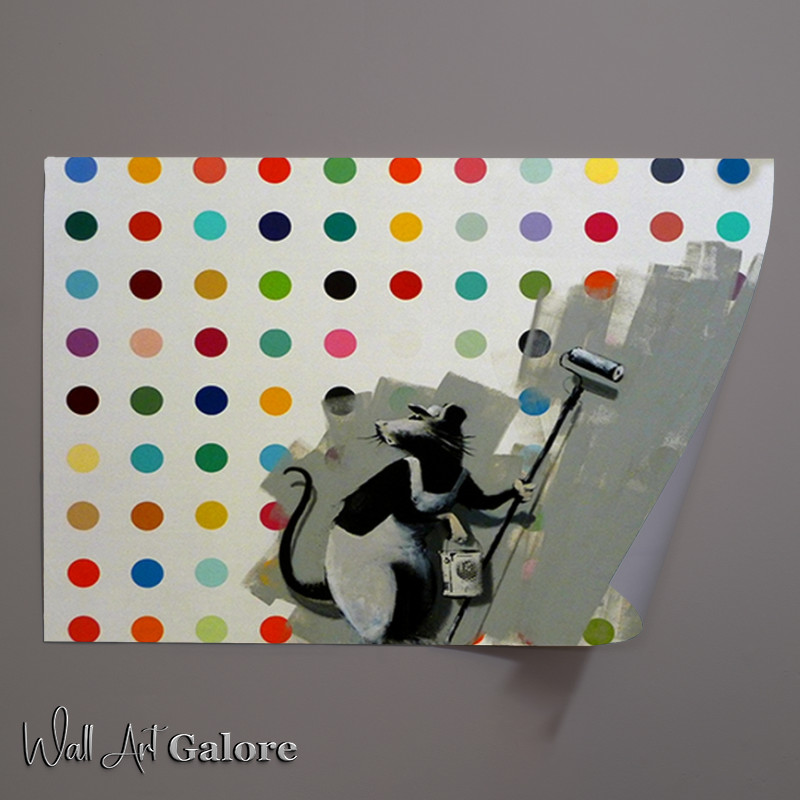 Buy Unframed Poster : (Damien Hirst the grey Rat)