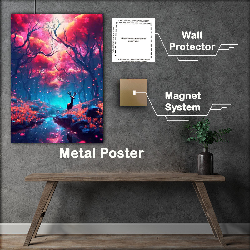 Buy Metal Poster : (Forest Keepers Understanding the Role of Deer)