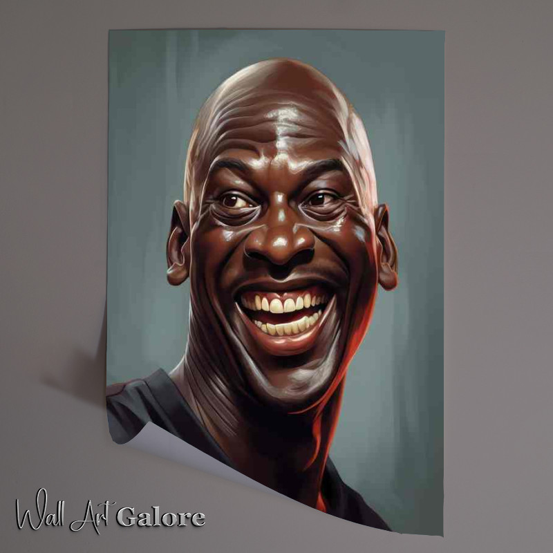 Buy Unframed Poster : (Caricature of Michael Jordan)