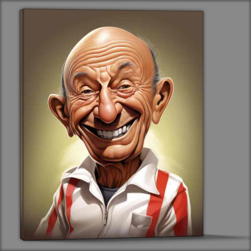 Buy Canvas : (Caricature of Sir Stirling Moss)