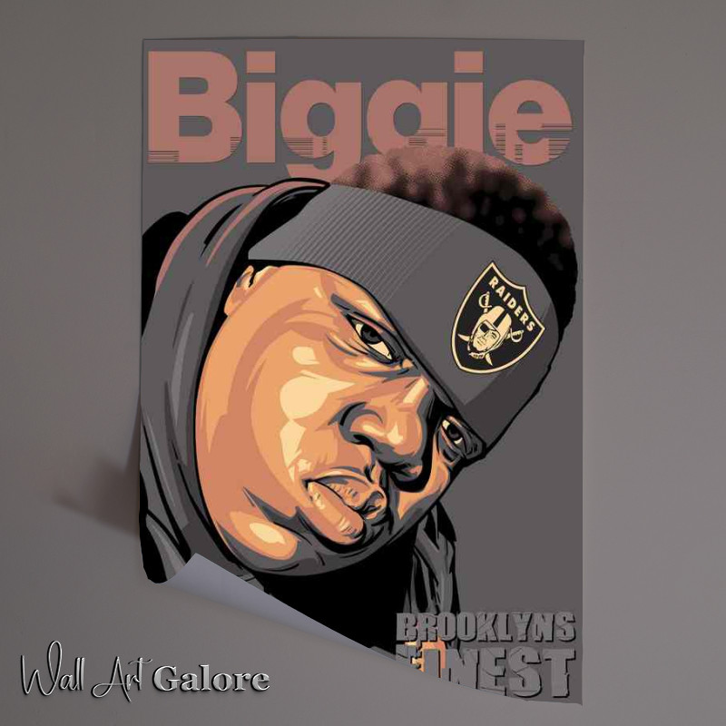 Buy Unframed Poster : (Biggie small music rapper)