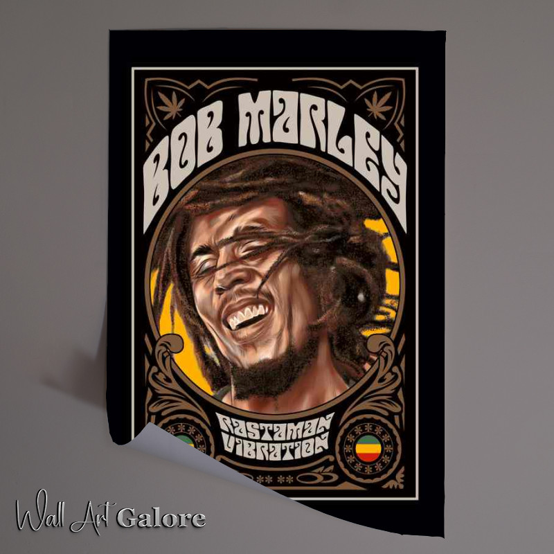 Buy Unframed Poster : (Bob Marley The Rasta Man)