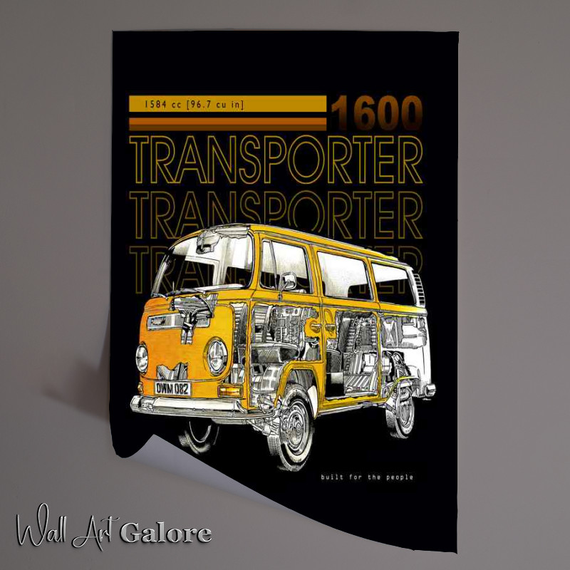 Buy Unframed Poster : (Daily Transporter Van)