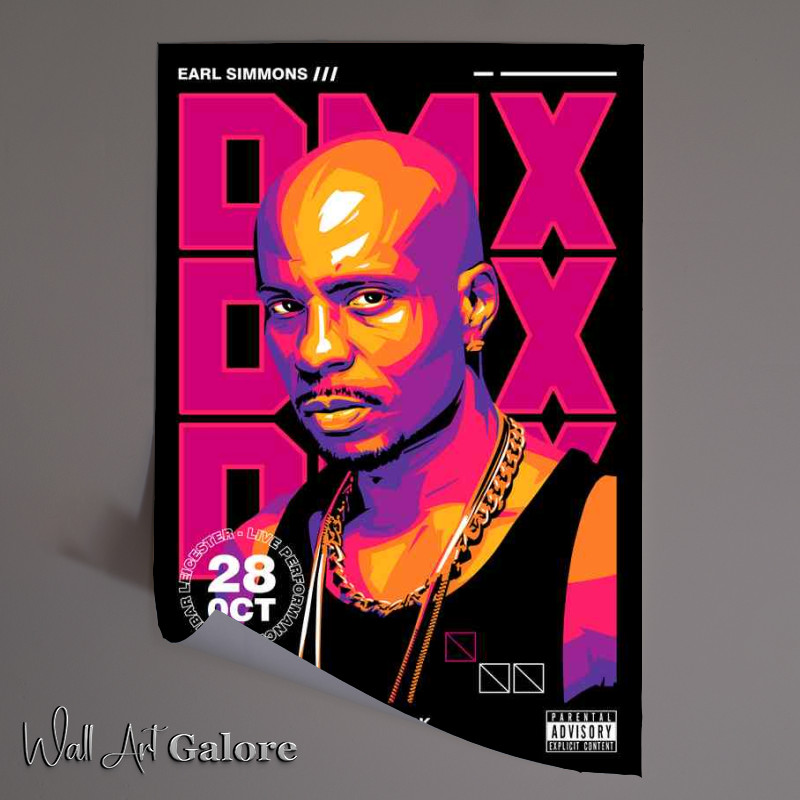 Buy Unframed Poster : (Dmx Dark and hell rapper music)
