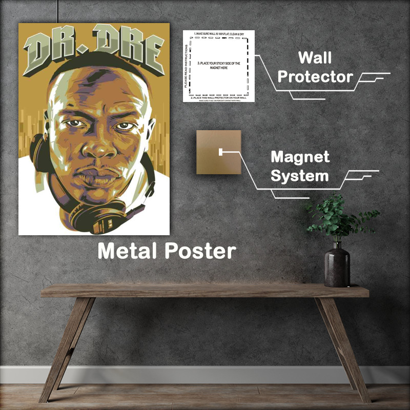 Buy Metal Poster : (Dr Dre music Rapper)