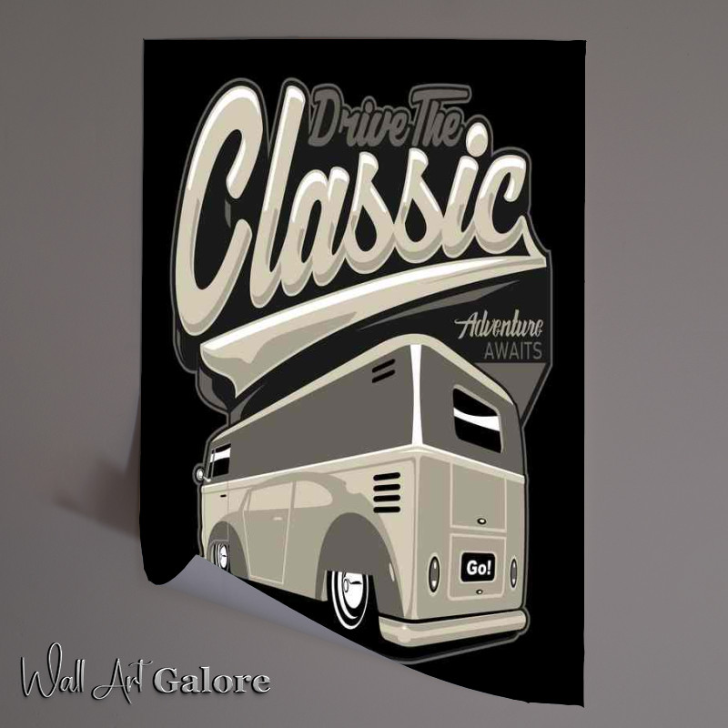 Buy Unframed Poster : (Drive The Classic Capmer Van)