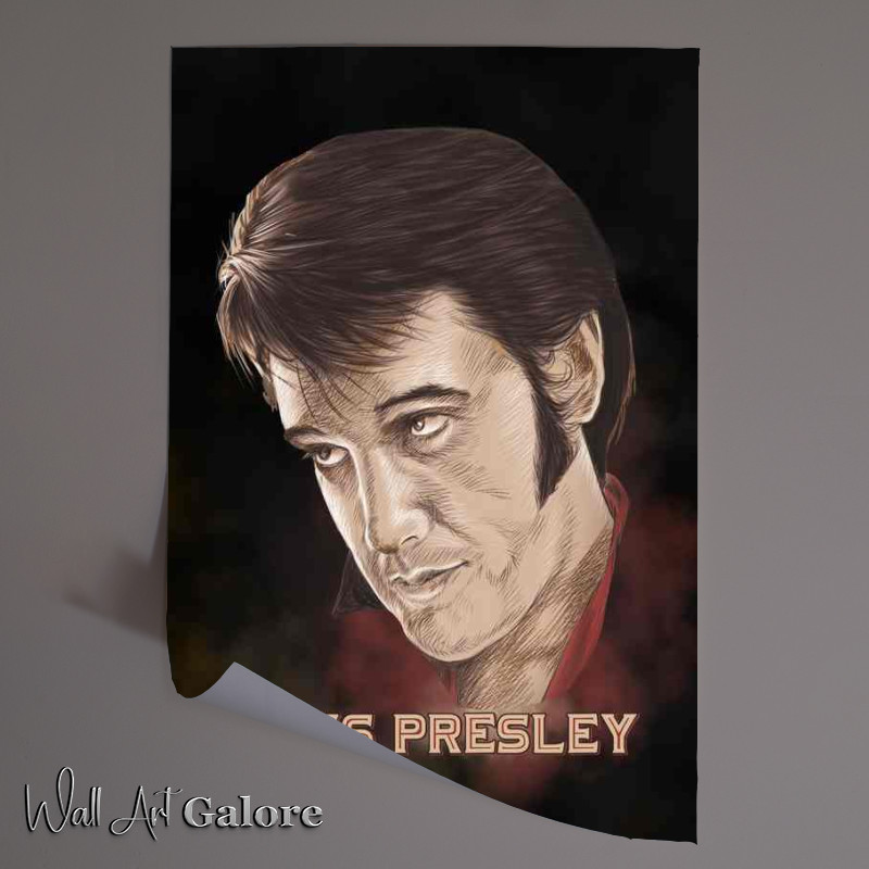 Buy Unframed Poster : (Elvis Prestley Art)