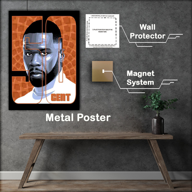 Buy Metal Poster : (Fiddy Cent)