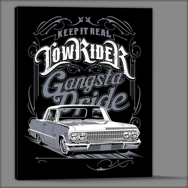 Buy Canvas : (Gangsta Ride Low Rider)