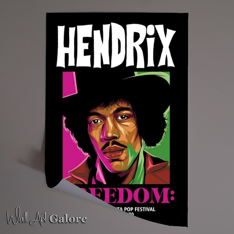Buy Unframed Poster : (Hendrix jimi freedom music)