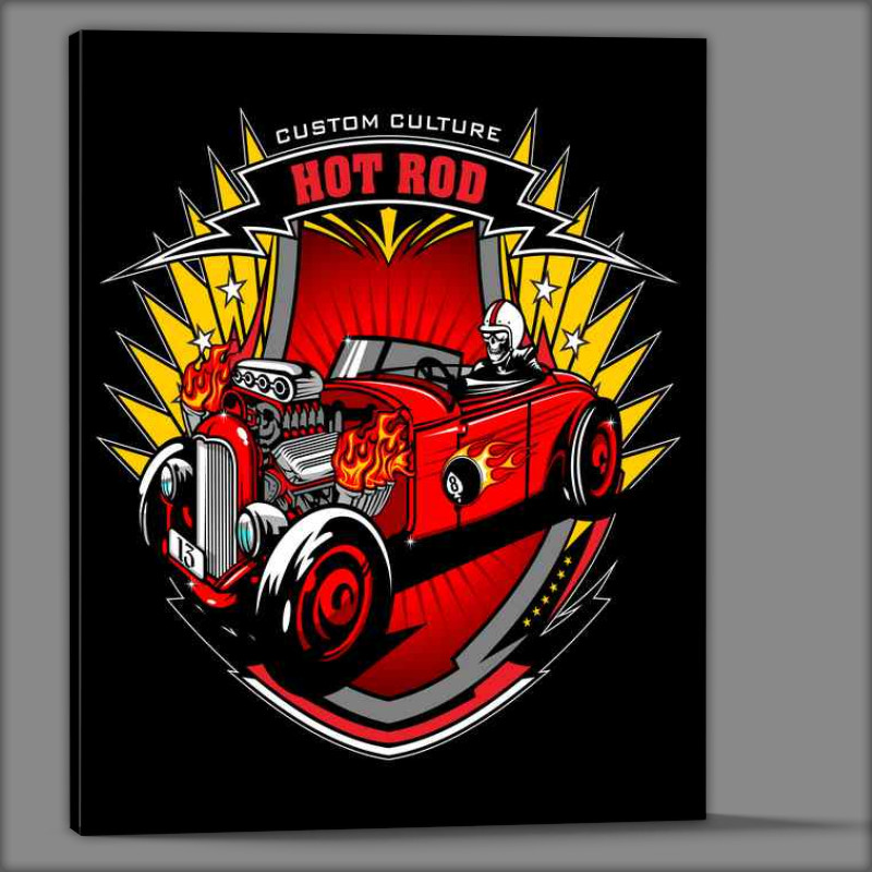 Buy Canvas : (Hot Rod The Custom Culture)