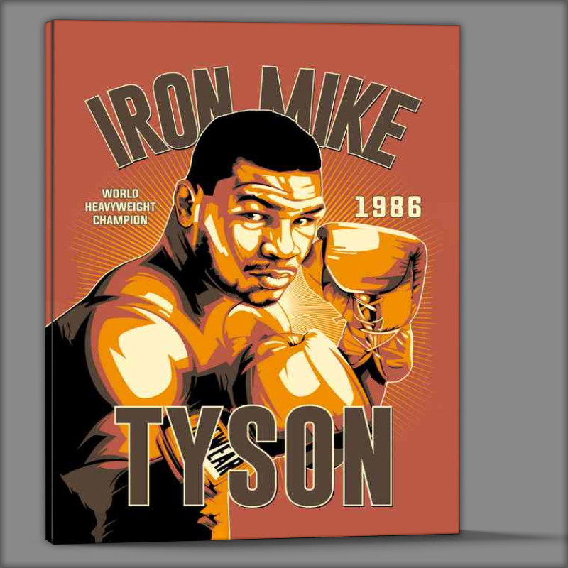 Buy Canvas : (Iron Mike Tyson Worlds Greatest Boxer)