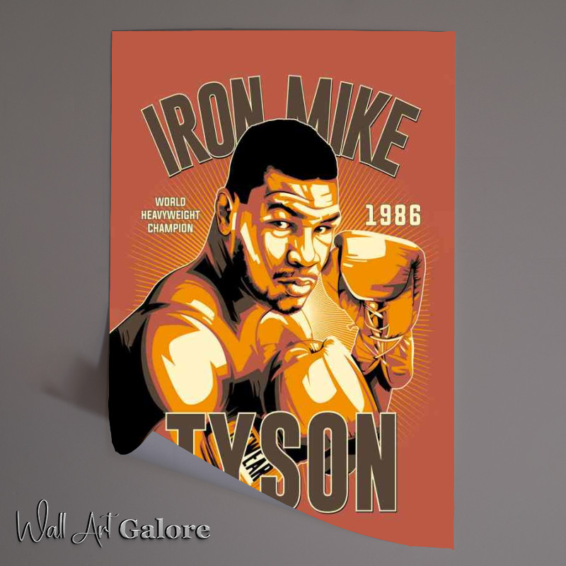 Buy Unframed Poster : (Iron Mike Tyson Worlds Greatest Boxer)