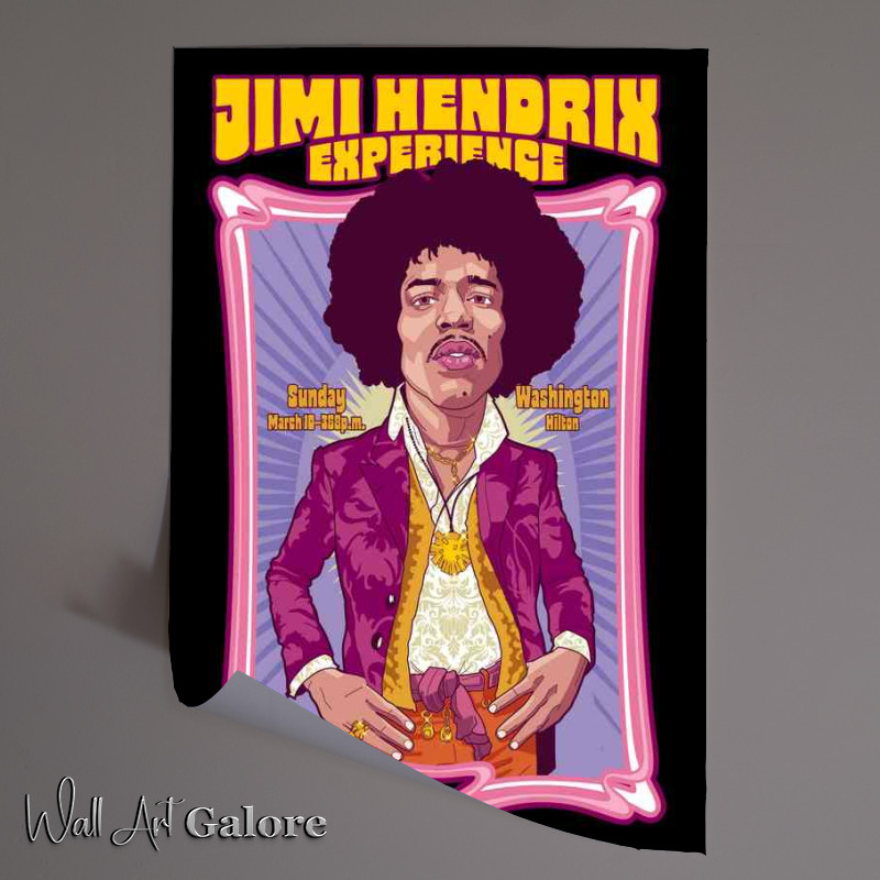 Buy Unframed Poster : (Jimi Hendrix Experience Music)