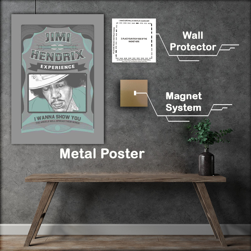Buy Metal Poster : (Jimi Hendrix I Wanna Show You)
