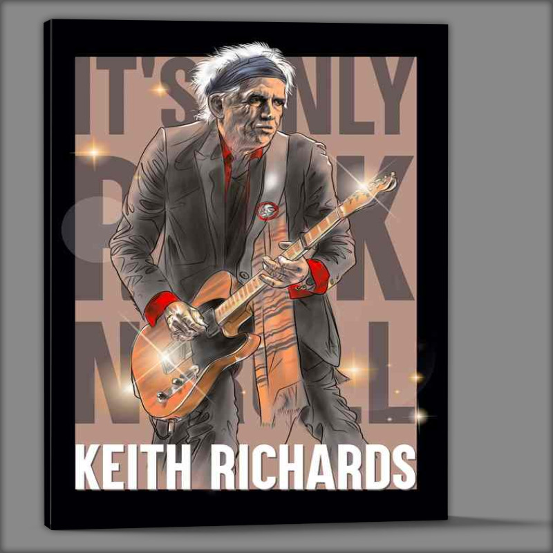 Buy Canvas : (Keith Richards Its Only Rock And Roll)