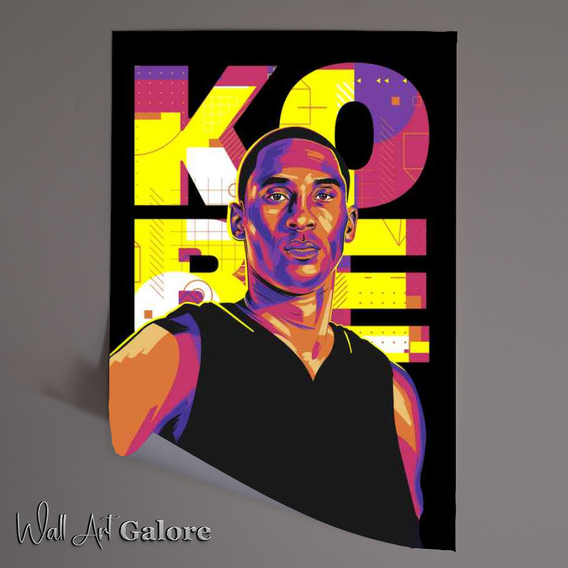 Buy Unframed Poster : (Kobe bryant Basketball)