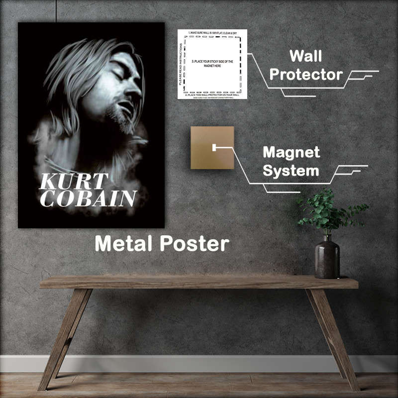 Buy Metal Poster : (Kurt Cobain Music Art)