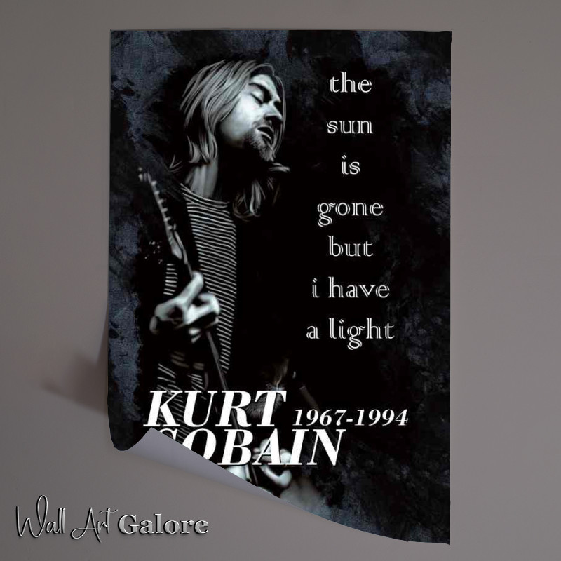 Buy Unframed Poster : (Kurt cobain I have the light)