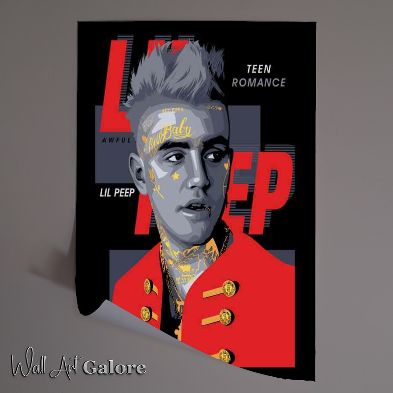 Buy Unframed Poster : (LIl Peep rapper music)