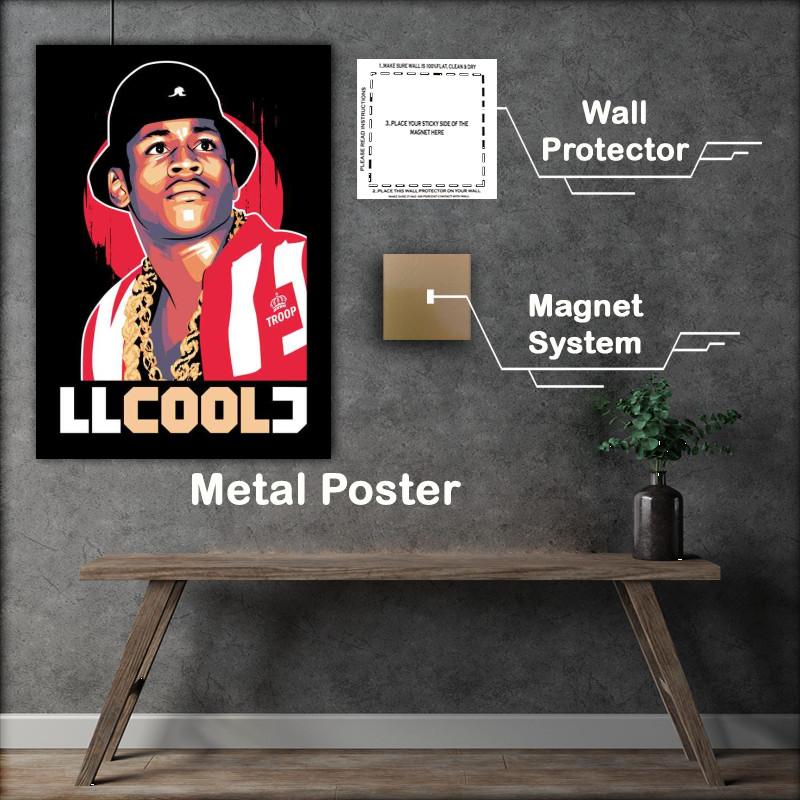 Buy Metal Poster : (LL cool j music rapper)