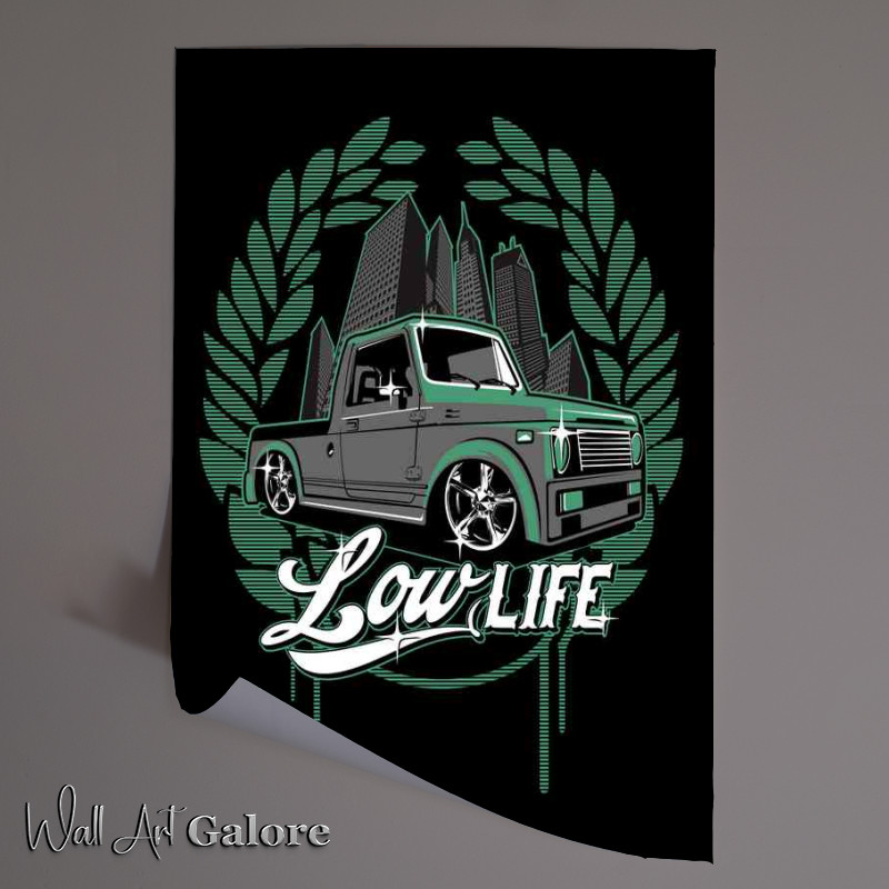 Buy Unframed Poster : (Low Life Low Rider Custom)