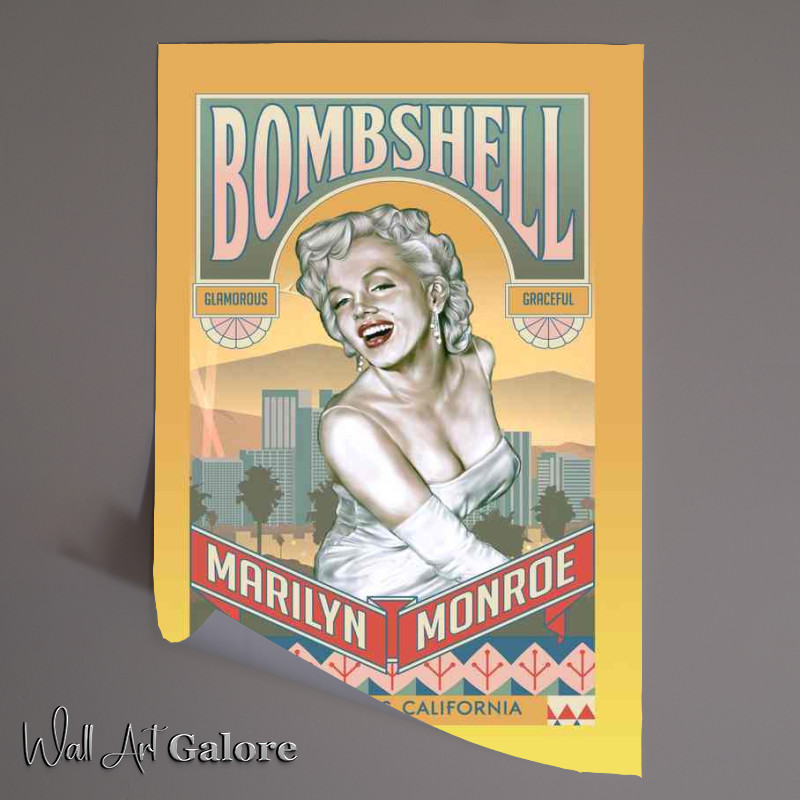 Buy Unframed Poster : (Marilym Monroe Bombshell)