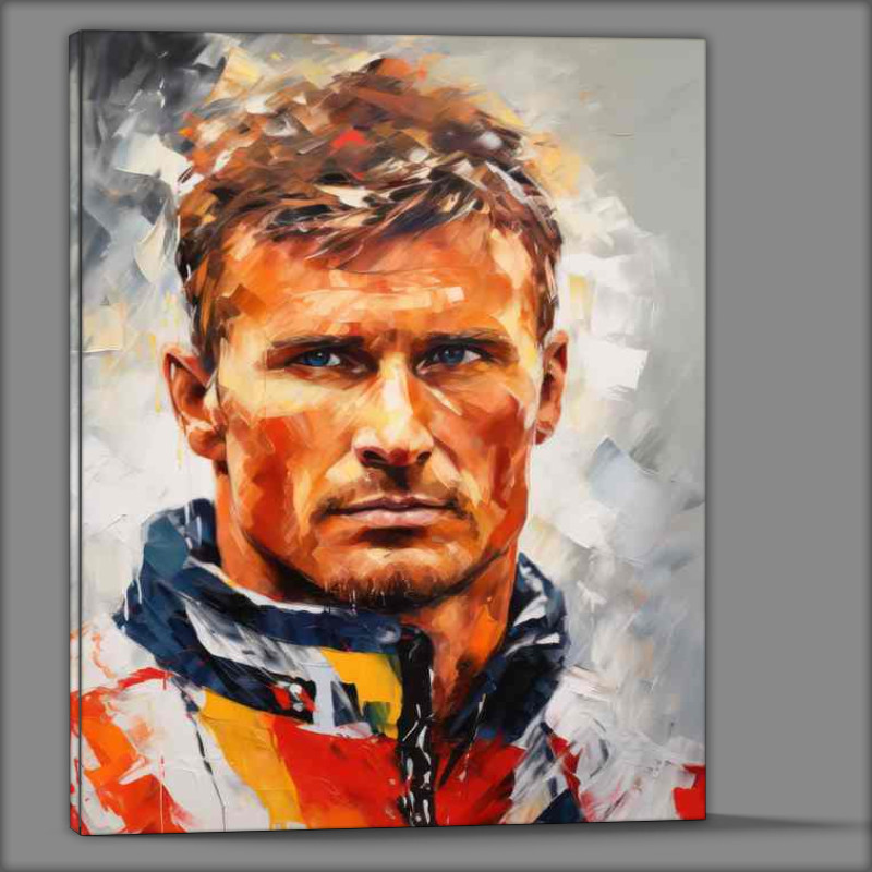 Buy Canvas : (David Coulthard Formula one racing driver)