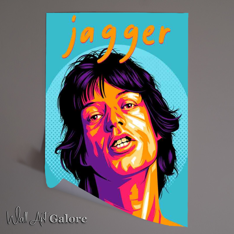 Buy Unframed Poster : (Mick Jagger Pop Art)