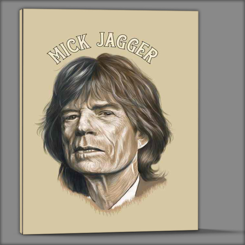 Buy Canvas : (Mick jagger art)