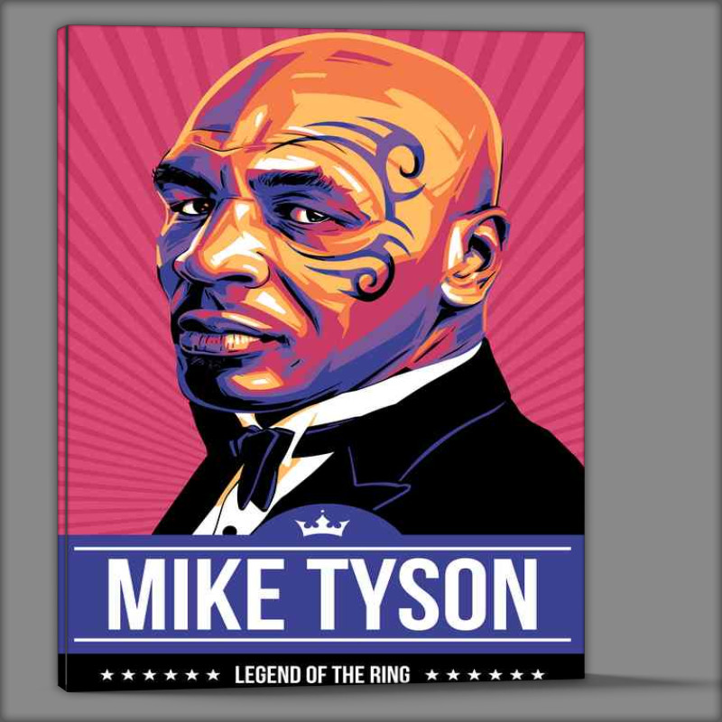 Buy Canvas : (Mike Tyson boxing)