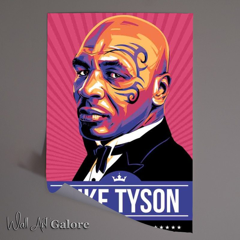 Buy Unframed Poster : (Mike Tyson boxing)