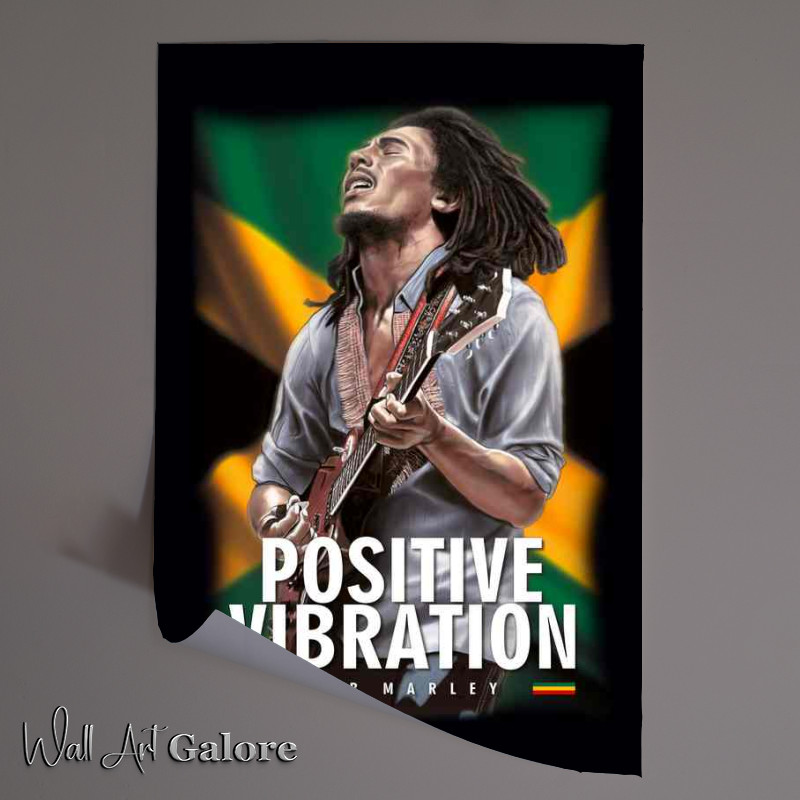 Buy Unframed Poster : (Posertive Vibration Bob Marley)