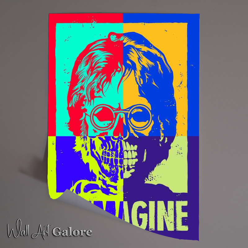 Buy Unframed Poster : (Re Imagine John Lennon Pop Art)