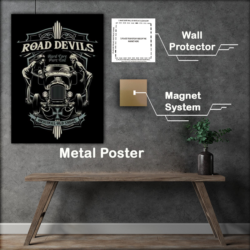 Buy Metal Poster : (Road Devils Pure Evil)