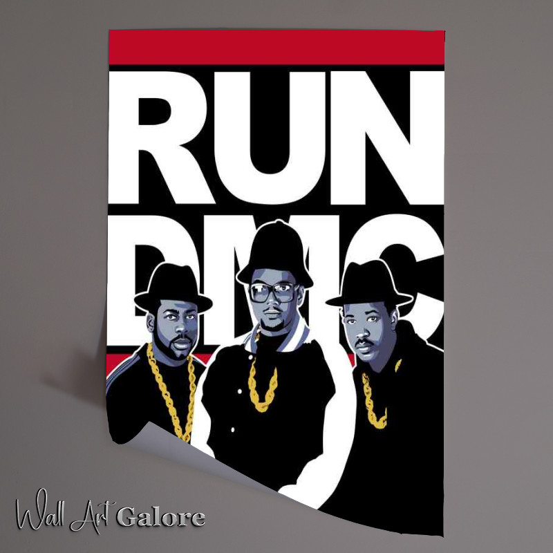 Buy Unframed Poster : (Run DMC rapper music)